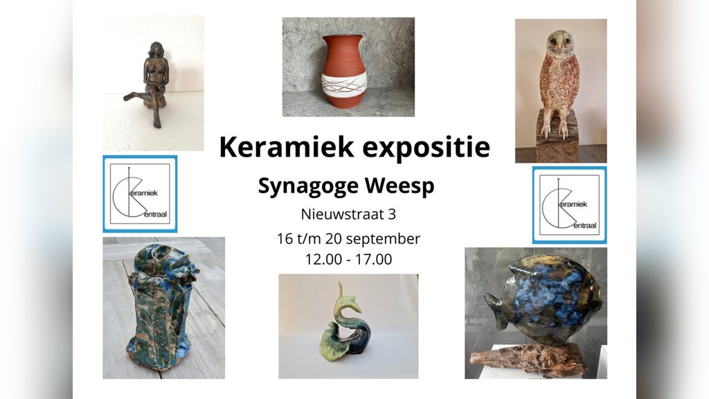 Keramiek expositie in Bussum